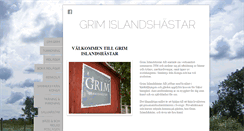 Desktop Screenshot of grimislandshastar.se