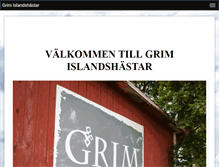Tablet Screenshot of grimislandshastar.se
